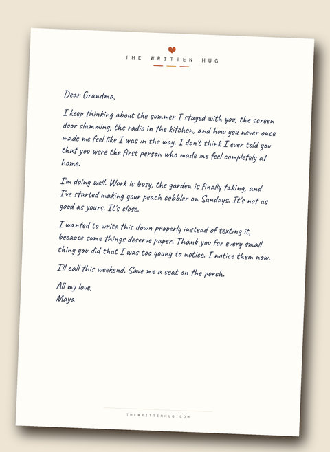 A Real Letter