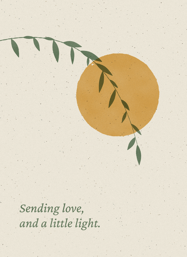 Sending Love, and a Little Light. front