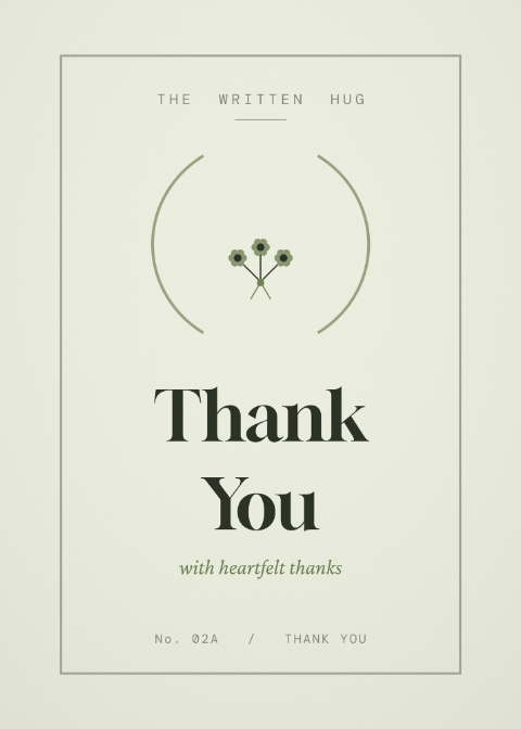 Bulk Client Thank You Cards front