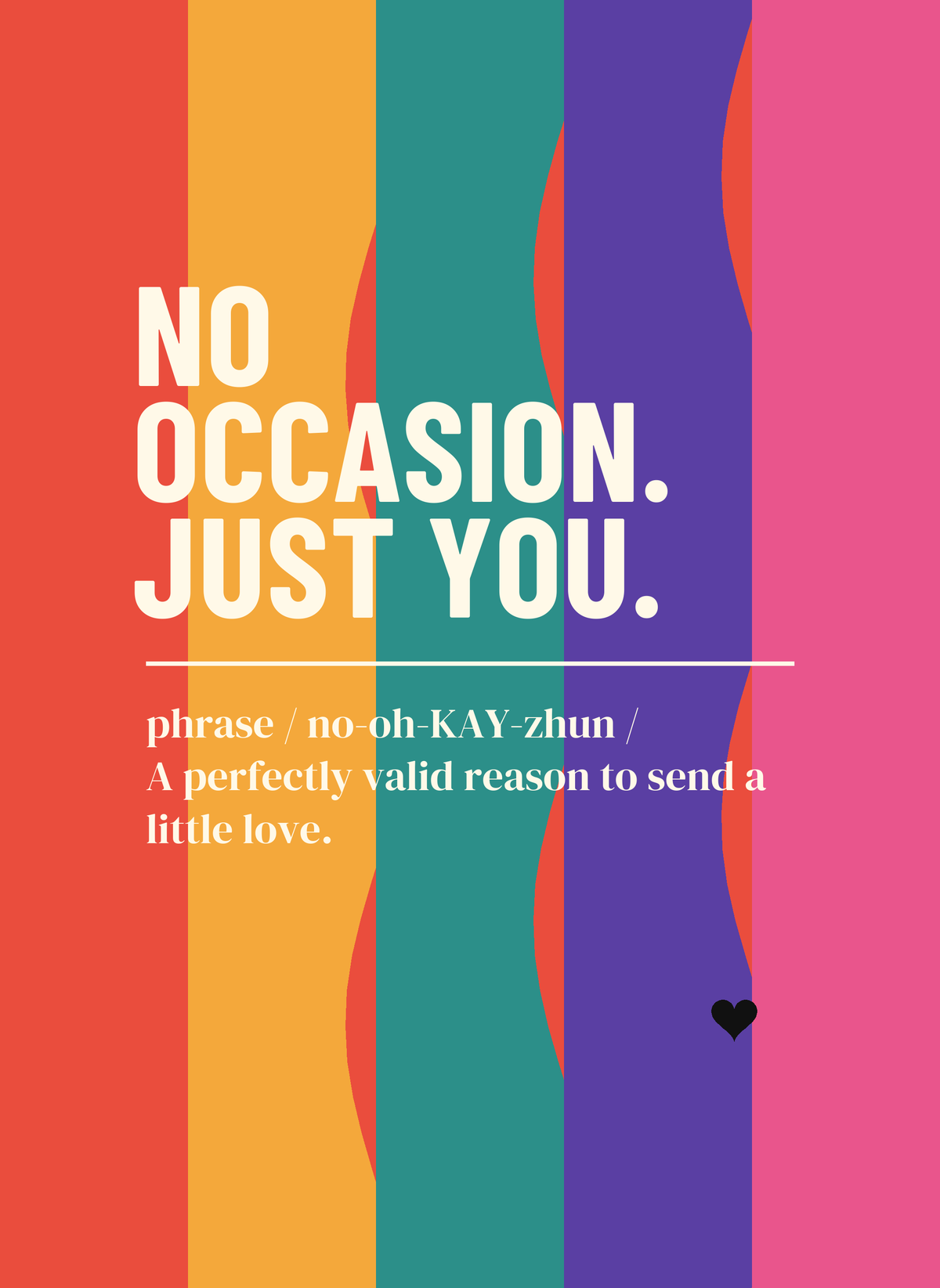 TWH-CD08 No Occasion Just You