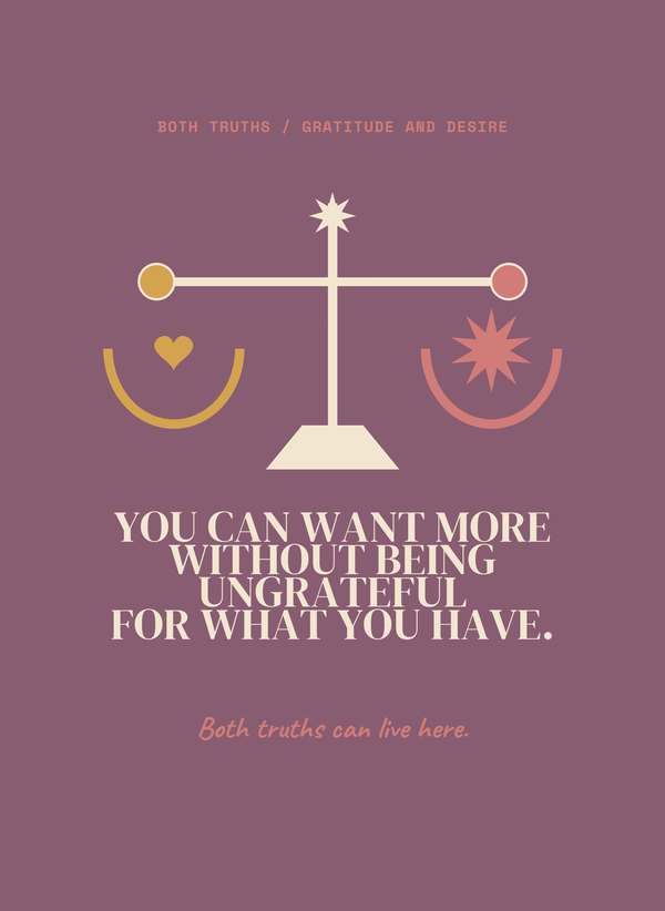 You Can Want More Without Being Ungrateful for What You Have. front