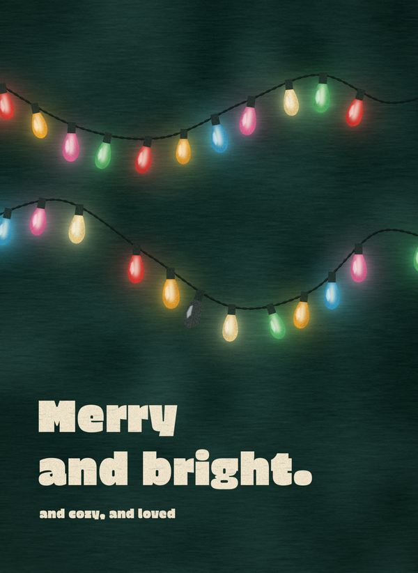 Merry and Bright. front